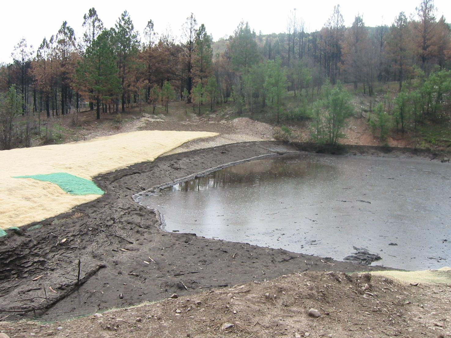 debris basin post fire