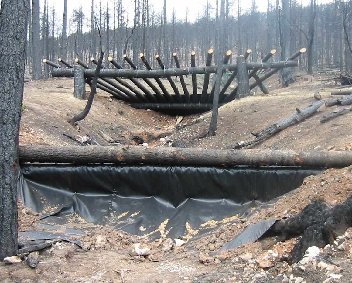 debris rack post fire